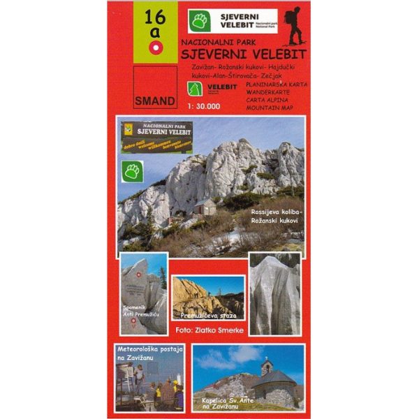 SMAND Karta - Nacionalni park Sjeverni Velebit