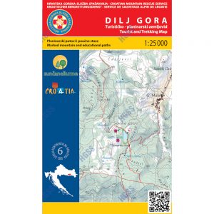 HGSS planinarska karta - zemljovid - Dilj Gora