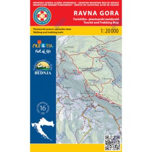 HGSS planinarska karta - zemljovid - Ravna gora