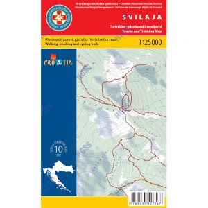 HGSS planinarska karta - zemljovid - Svilaja