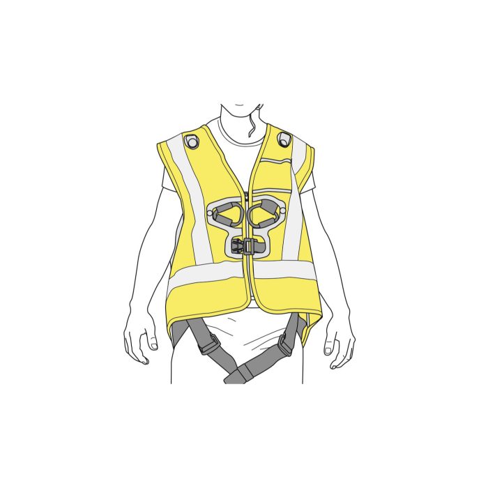 HI-VIZ prsluk za NEWTON pojas - Slika 6